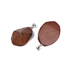 Natural Red Jasper Pendants G-C140-06E-2