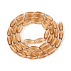 Transparent Glass Beads Strands GLAA-T028-15T-02-2