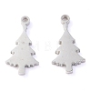 Non-Tarnish Christmas 304 Stainless Steel Charms STAS-O142-59P-2