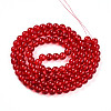 Baking Paint Transparent Glass Beads X1-DGLA-N006-8mm-10-2