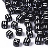 Opaque Acrylic Beads X-SACR-N002-01H-1