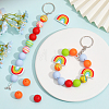 9 Style Food Grade Eco-Friendly Silicone Beads SIL-CA0001-33-4