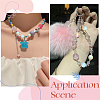 20Pcs Resin Imitation Cat Eye Beads RESI-PA0001-47-5