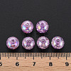 Transparent Crackle Acrylic Beads MACR-S373-66-L01-5