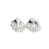 Brass Lotus Leaf Charms KK-V015-19P-1