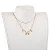 Brass Micro Pave Clear Cubic Zirconia Pendant Necklaces NJEW-JN03021-6