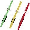 CRASPIRE 3Pcs 3 Colors Polyester Elastic Bookmarks AJEW-CP0007-59-1