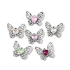 UV Plating Alloy Glass Pendants FIND-K032-42P-1