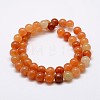 Natural Red Aventurine Bead Strands G-P257-02-6mm-3