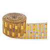 8 Rows Plastic Diamond Mesh Wrap Roll Rhinestone Crystal Ribbon Cake Wedding Decoration DIY-TAC0005-16-3