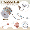8 Rolls 8 Colors Handmade Cotton Cord OCOR-BC0009-75B-2