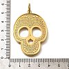 Brass Micro Pave Cubic Zirconia Pendants KK-U055-08G-03-3