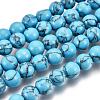 Synthetic Turquoise Beads Strands Z0NDC012-1-1