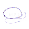Adjustable Nylon Thread Braided Beaded Bracelets BJEW-JB04376-4