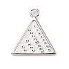 Eco-friendly Brass Micro Pave Clear Cubic Zirconia Pendants KK-D079-12P-2