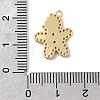 Christmas Brass Micro Pave Cubic Zirconia Pendants KK-L258-04G-D01-3