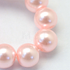 Baking Paint Pearlized Glass Pearl Round Bead Strands X-HY-Q003-6mm-70-3