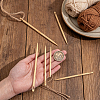 3Pcs Wood Knitting Needles DIY-WH0698-125-3