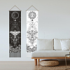 Moon & Sun Pattern Polyester Decorative Wall Tapestrys AJEW-WH0399-021-4