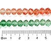 Transparent Painted Glass Beads Strands LS-DGLA-A034-T8mm-A04-3