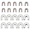 120Pcs 2 Style 304 Stainless Steel & Carbon Steel Spiral Bone Tips FIND-BC0003-88-1