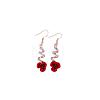 Alloy Rhinestone Plastic Dangle Earrings FS-WGD28C7-01-5