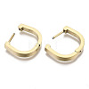 304 Stainless Steel Huggie Hoop Earrings STAS-R115-18G-2