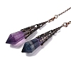 Natural Fluorite Pointed Dowsing Pendulum Big Pendants G-H285-06R-A30-2