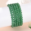 Natural Malaysia Jade Bead Stretch Bracelets X-BJEW-K212-A-013-3