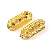 Brass Crystal Rhinestone Spacer Bars RB-T019-01C-G-2