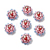 Baking Paint Glass Enamel Beads LAMP-K039-34H-1