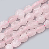 Natural Rose Quartz Beads Strands G-S331-8x10-017-1