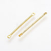 Brass Bar Links connectors KK-T020-23G-2