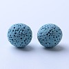 Unwaxed Natural Lava Rock Beads G-F325-8mm-14-1