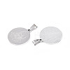 201 Stainless Steel Pendants STAS-T073-34P-2