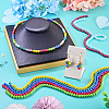 11Strands 11 Colors Electroplate Opaque Glass Beads Strands GLAA-TA0004-34-8