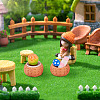 12Pcs Miniature Resin Basket DIY-TA0016-07-8