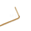 Brass Stud Earring Findings KK-TA0007-12G-5