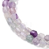 Natural Fluorite Beads Strands G-O201B-101A-3