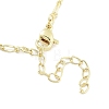 Brass Pendant Necklaces NJEW-B101-04G-02-3