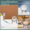 8Pcs 2 Styles Alloy Crystal Ball Display Bases AJEW-AR0005-66-5