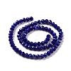 Electroplate Opaque Solid Color Glass Beads Strands EGLA-A044-P1mm-L07-2