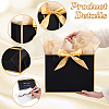 20Pcs 3 Styles Paper Gift Tote Bags with Polyester Gold Ribbon ABAG-WA0001-36B-5