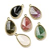 Natural Mixed Stone Faceted Pendants G-M431-14G-1