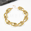 Alloy & CCB Plastic Teardrop Link Chain Necklaces FS-WG4655B-03-1