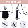 1Pc 304 Stainless Steel Tree of Life Cuboid Pendant Urn Ashes Necklaces NJEW-FH0001-35B-2
