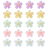 20Pcs 5 Colors Translucent Resin Cabochons OHAR-YW0001-01-1