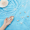 Resin Starfish & Pearl Garland AJEW-WH0410-335-5