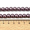 Eco-Friendly Dyed  Glass Pearl Round Beads Strands HY-A002-8mm-RB062-6