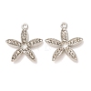 Alloy Rhinestone Pendants Cabochon Settings RB-CBAA987-10P-1